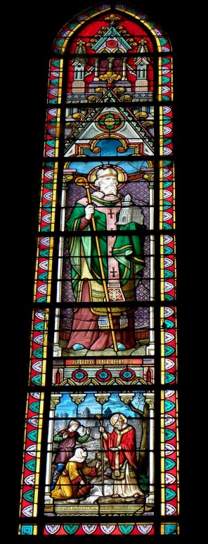 르망의 성 율리아노와 그의 기적_photo by GO69_in the church of Saint-Martin in Landivy_France.jpg